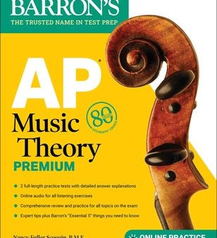 AP Music Theory Premium, Fifth Edition: Prep Book with 2 Practice Tests + Comprehensive Review + Online Audio Online Hot Sale