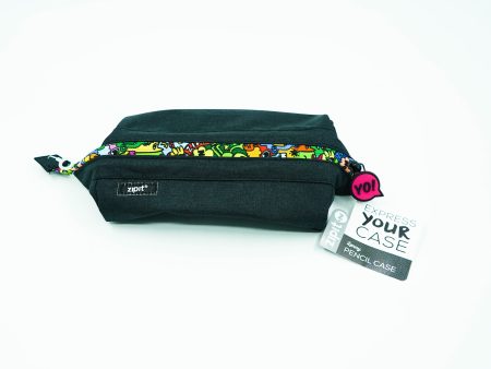 Zipit Lenny Pencil Case Black on Sale