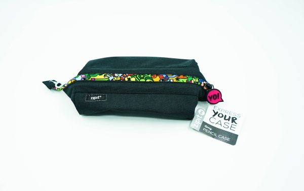 Zipit Lenny Pencil Case Black on Sale