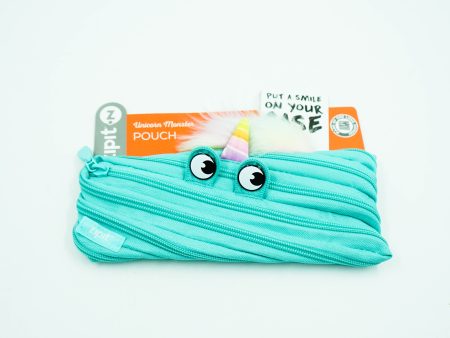 Zipit Unicorn Pouch - Turquoise For Discount