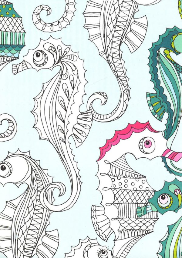 Pretty Patterns Colouring Book Supply