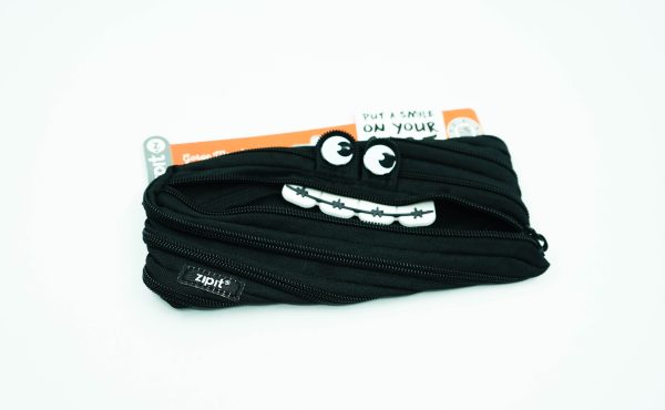 Zipit Gorge Monster Pouch - Black For Cheap