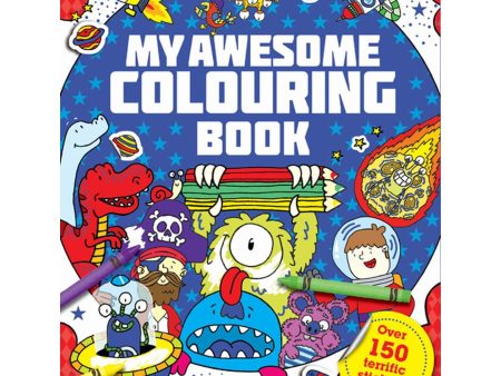 AWESOME COLOURING BOOK Discount