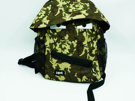 Zipit Grillz Junior Backpack Camo Green Online Sale