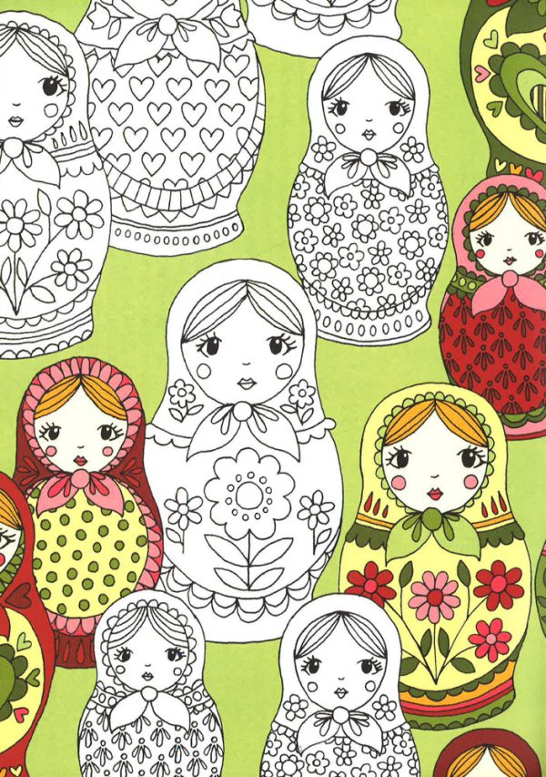 Pretty Patterns Colouring Book Supply