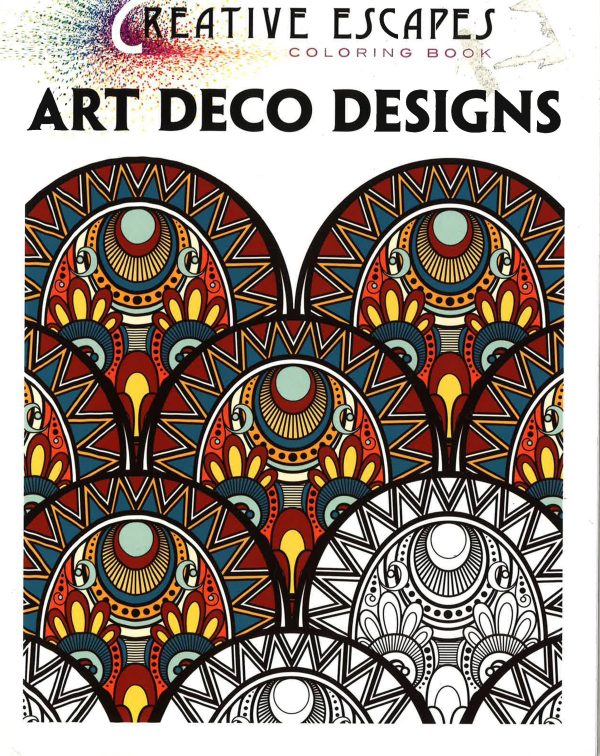 Creative Escapes Coloring Book: Art Deco Designs For Cheap